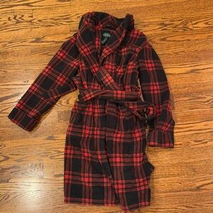 Ralph Lauren plaid robe